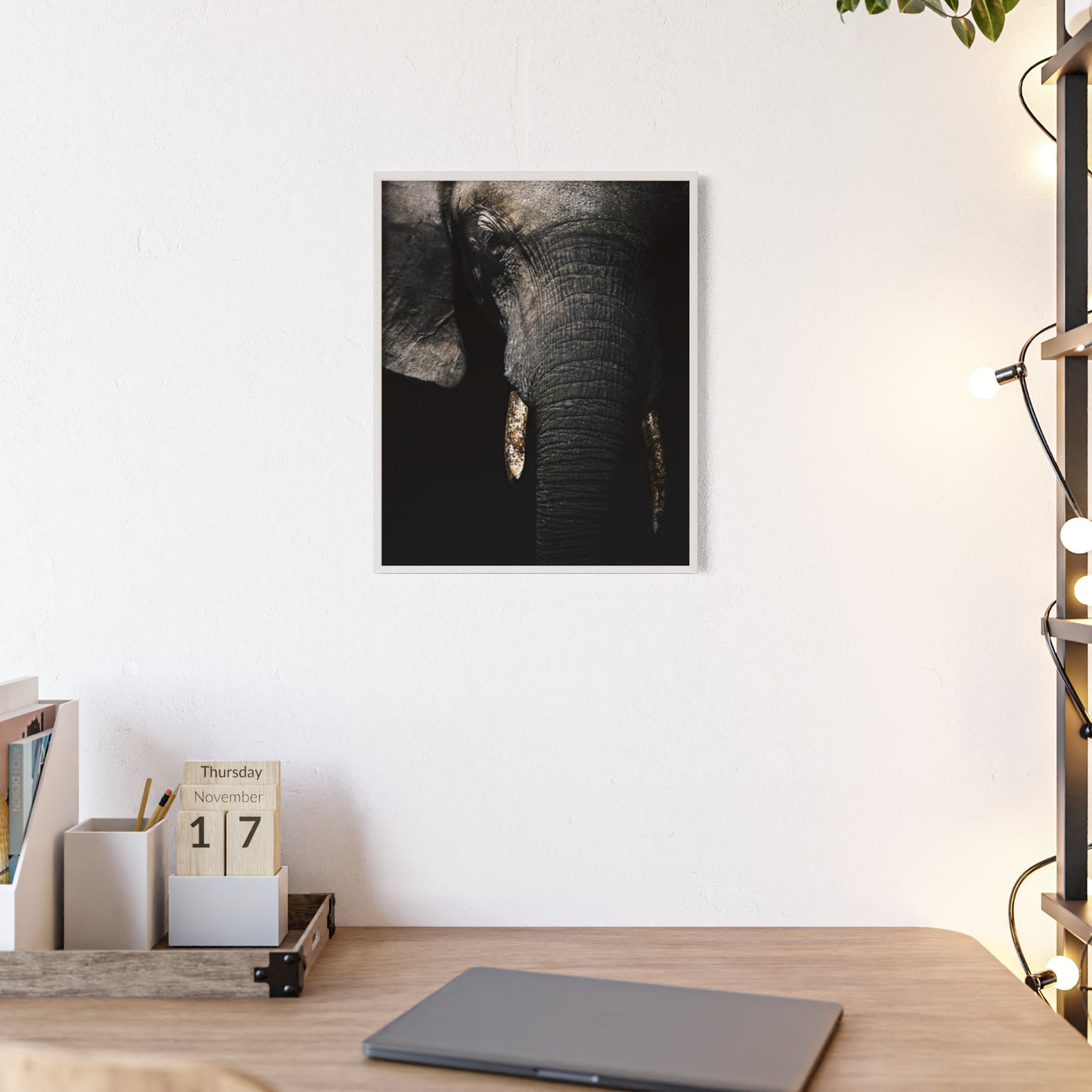 Savanna’s Giant – Botswana, Print with Wooden Frame, Home Decor