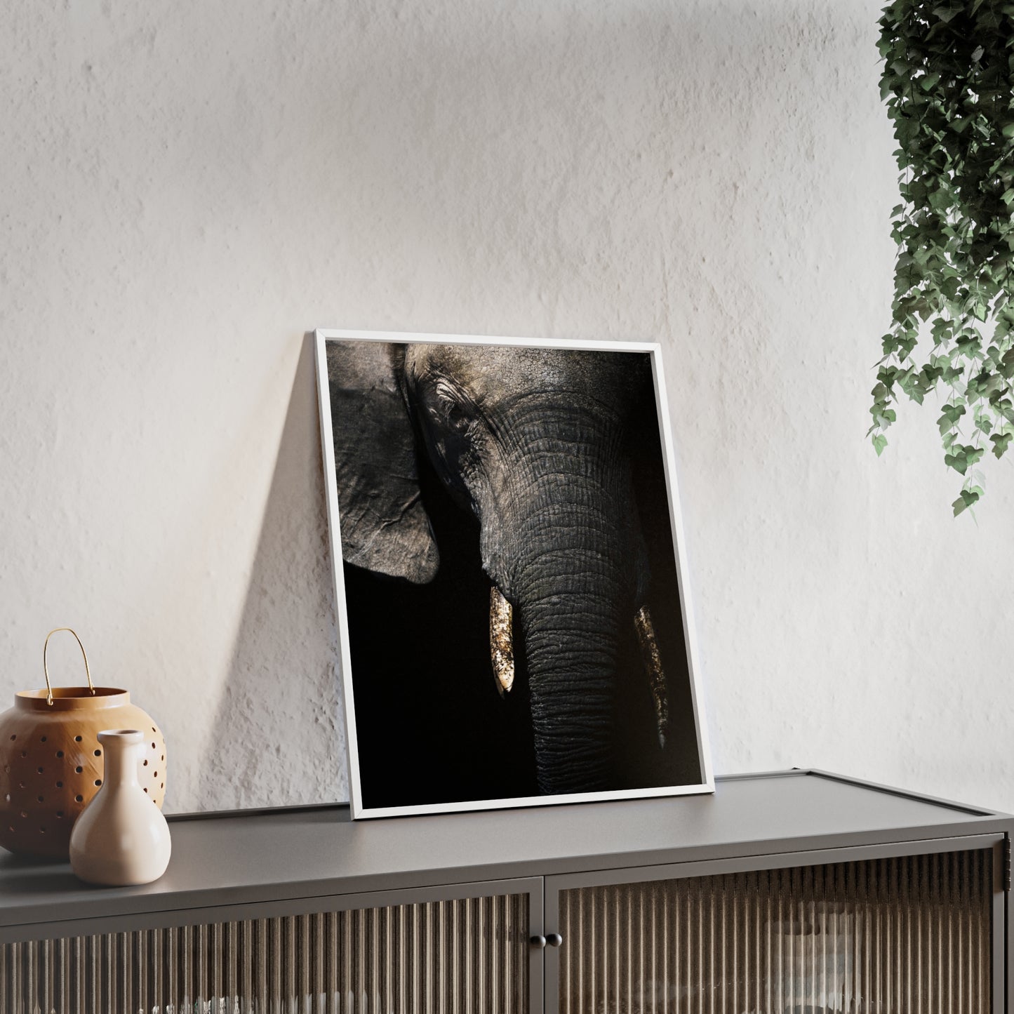 Savanna’s Giant – Botswana, Print with Wooden Frame, Home Decor