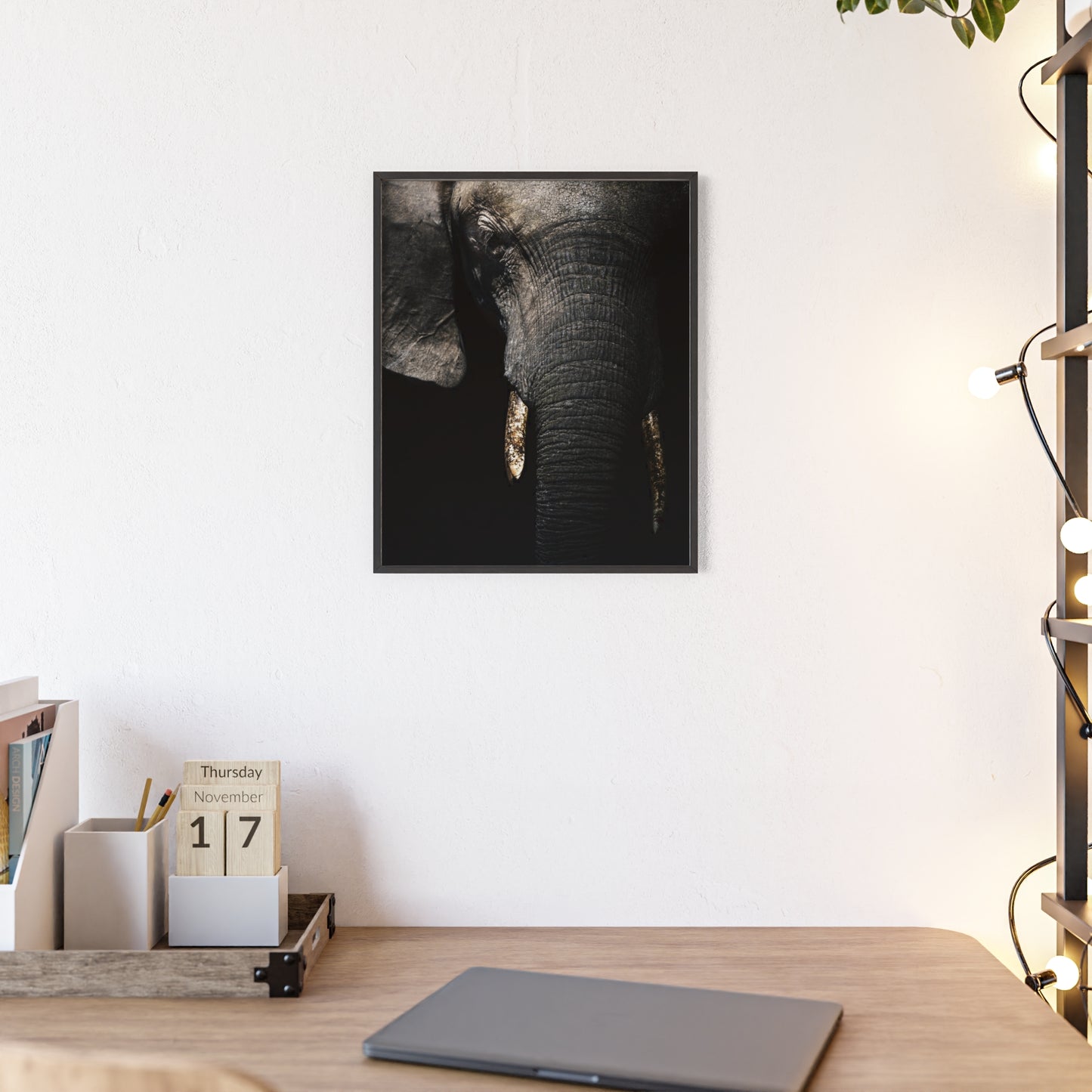 Savanna’s Giant – Botswana, Print with Wooden Frame, Home Decor